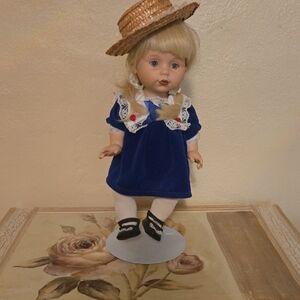 Classic Blue and Tan Doll with Accessories